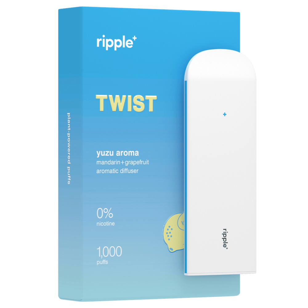 Ripple+ RELAX Lawenda Dyfuzor - aromaterapeutyczny inhalator bez nikotyny z jaśminem i rumiankiem