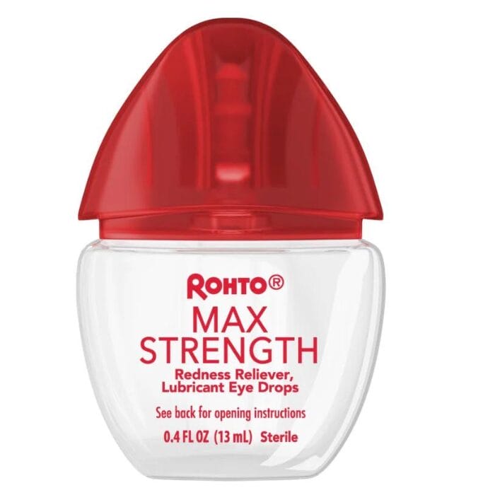 Rohto Max Strength Redness Reliever - orzeźwiające krople do oczu łagodzące zaczerwienienia 13 ml