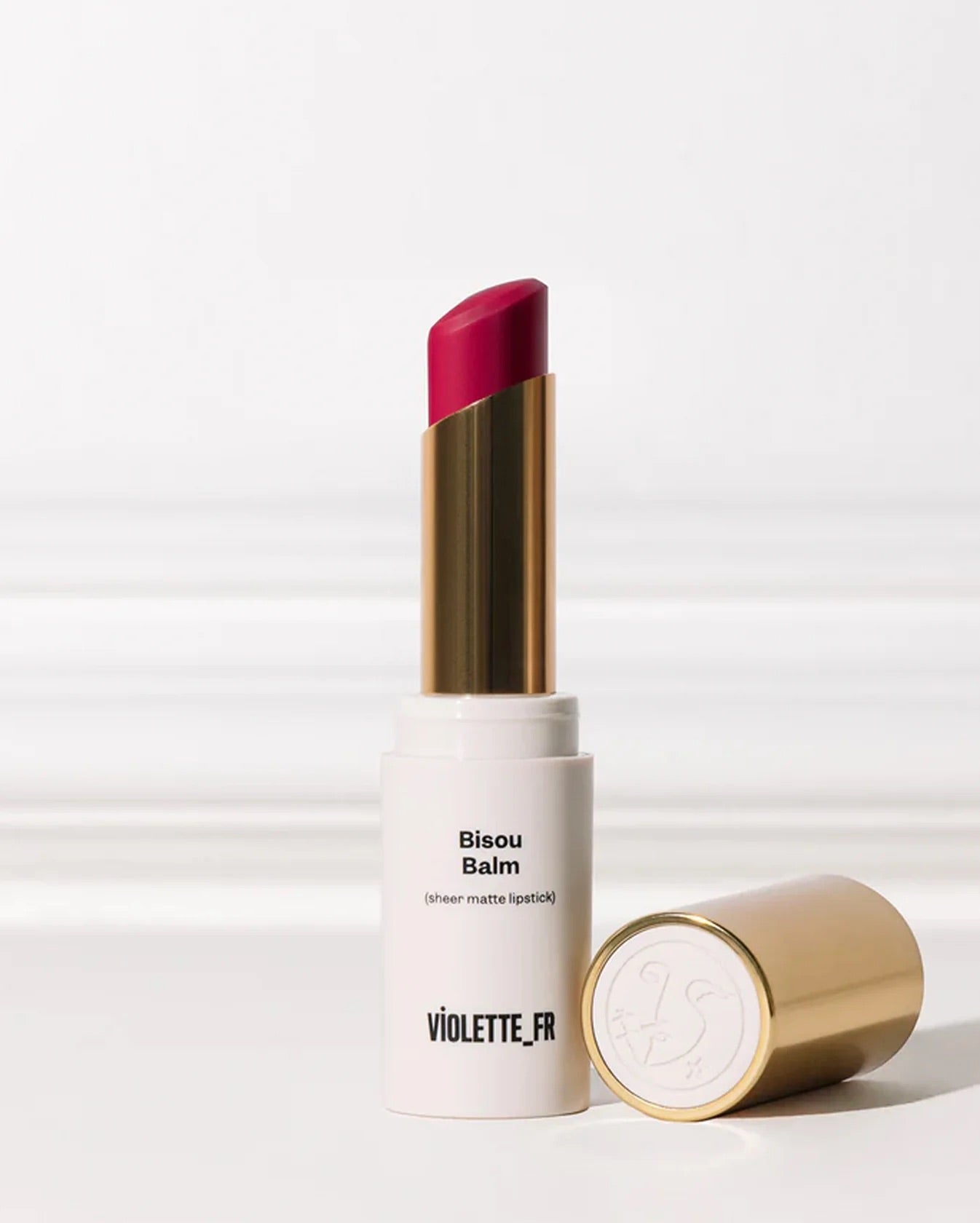 Violette FR Bisou Balm Sheer Matte Lipstick - matowa pomadka-balsam do ust z efektem rozmycia 2,5 g