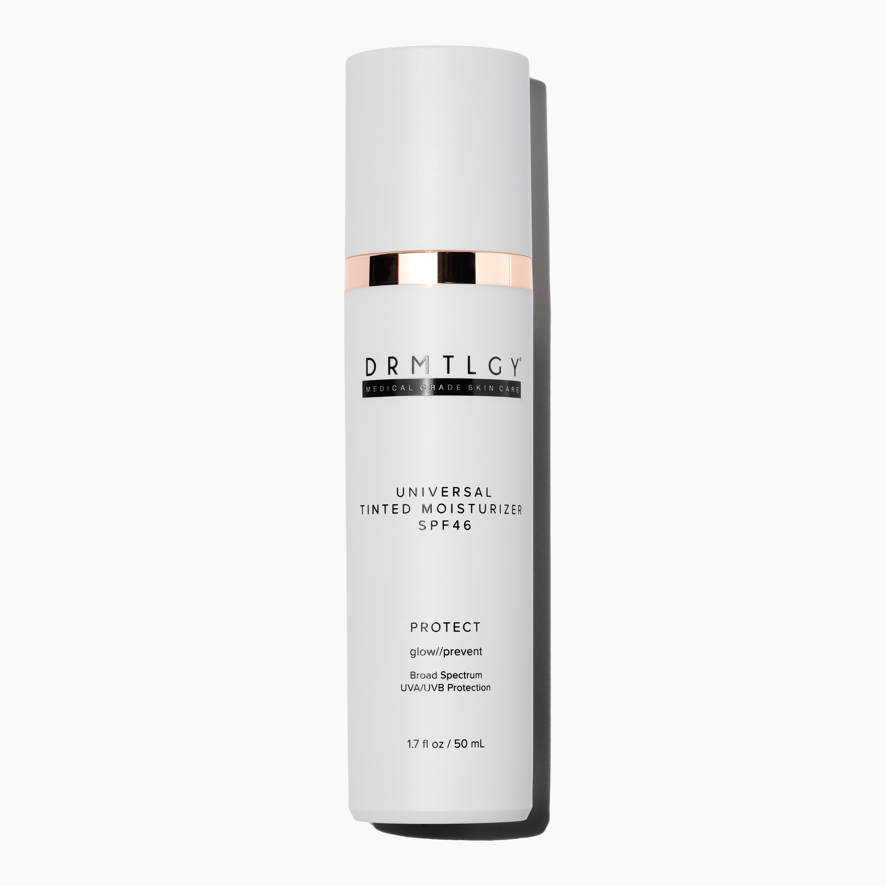 DRMTLGY Universal Tinted Moisturizer SPF 46 - koloryzujący krem nawilżający CC z filtrem i kwasem hialuronowym 50 ml