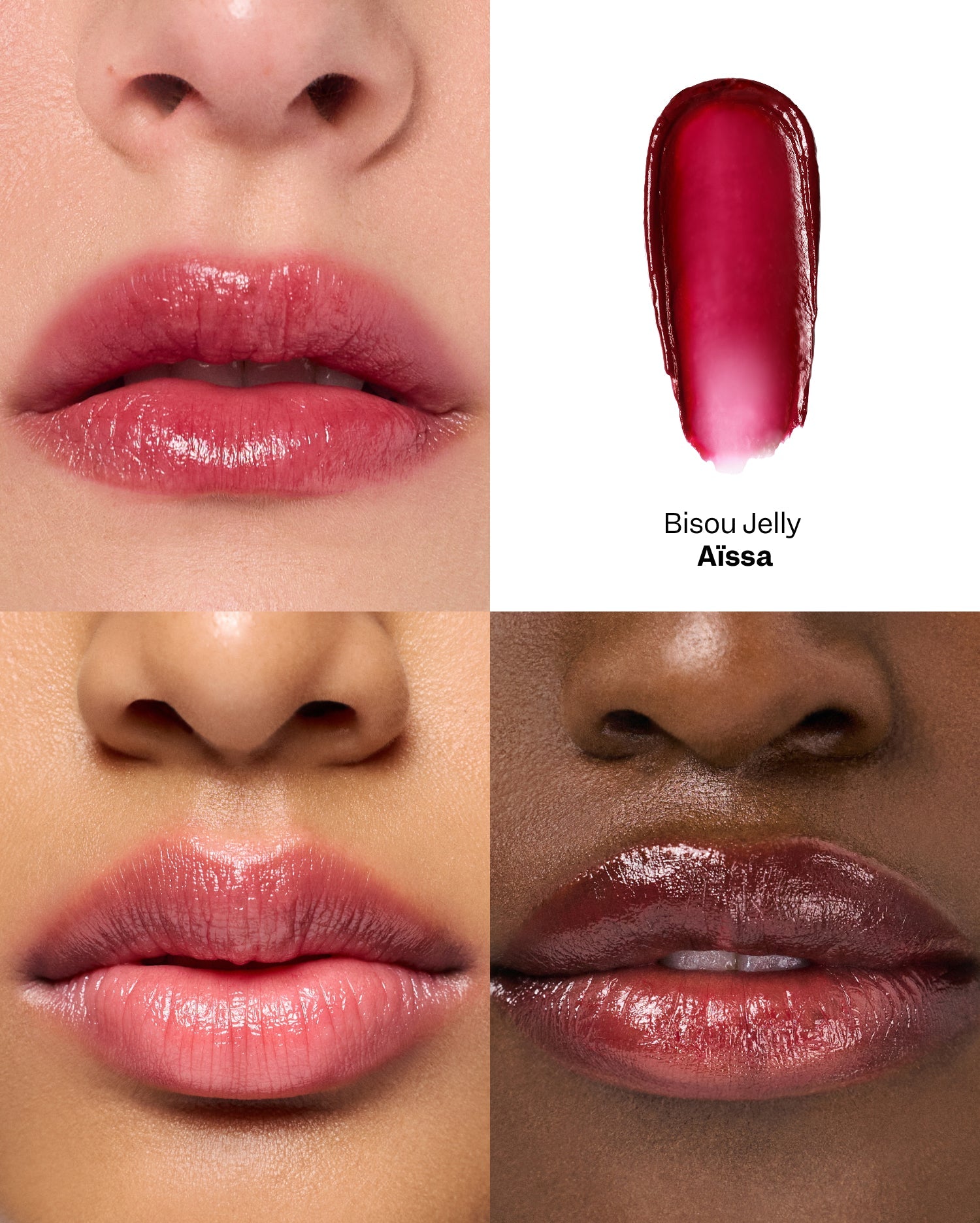 Violette_FR Bisou Jelly Sheer Shine Lipstick - nawilżająca szminka z żelową warstwą i witaminą E 2.5 g