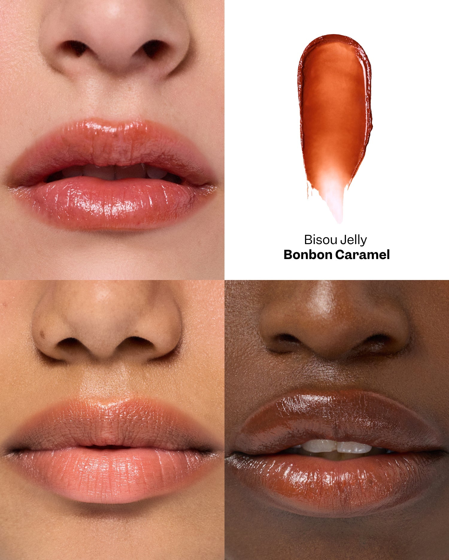 Violette_FR Bisou Jelly Sheer Shine Lipstick - nawilżająca szminka z żelową warstwą i witaminą E 2.5 g
