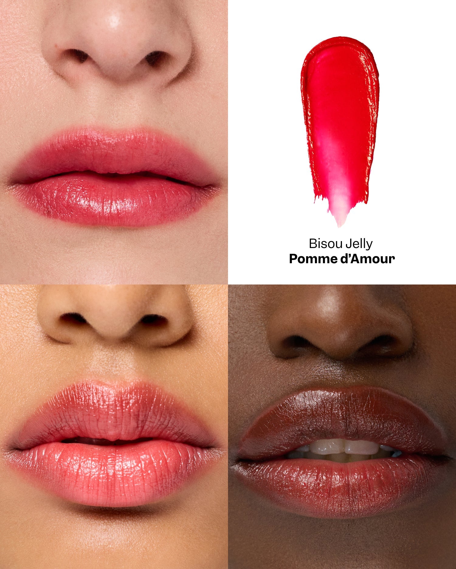 Violette_FR Bisou Jelly Sheer Shine Lipstick - nawilżająca szminka z żelową warstwą i witaminą E 2.5 g