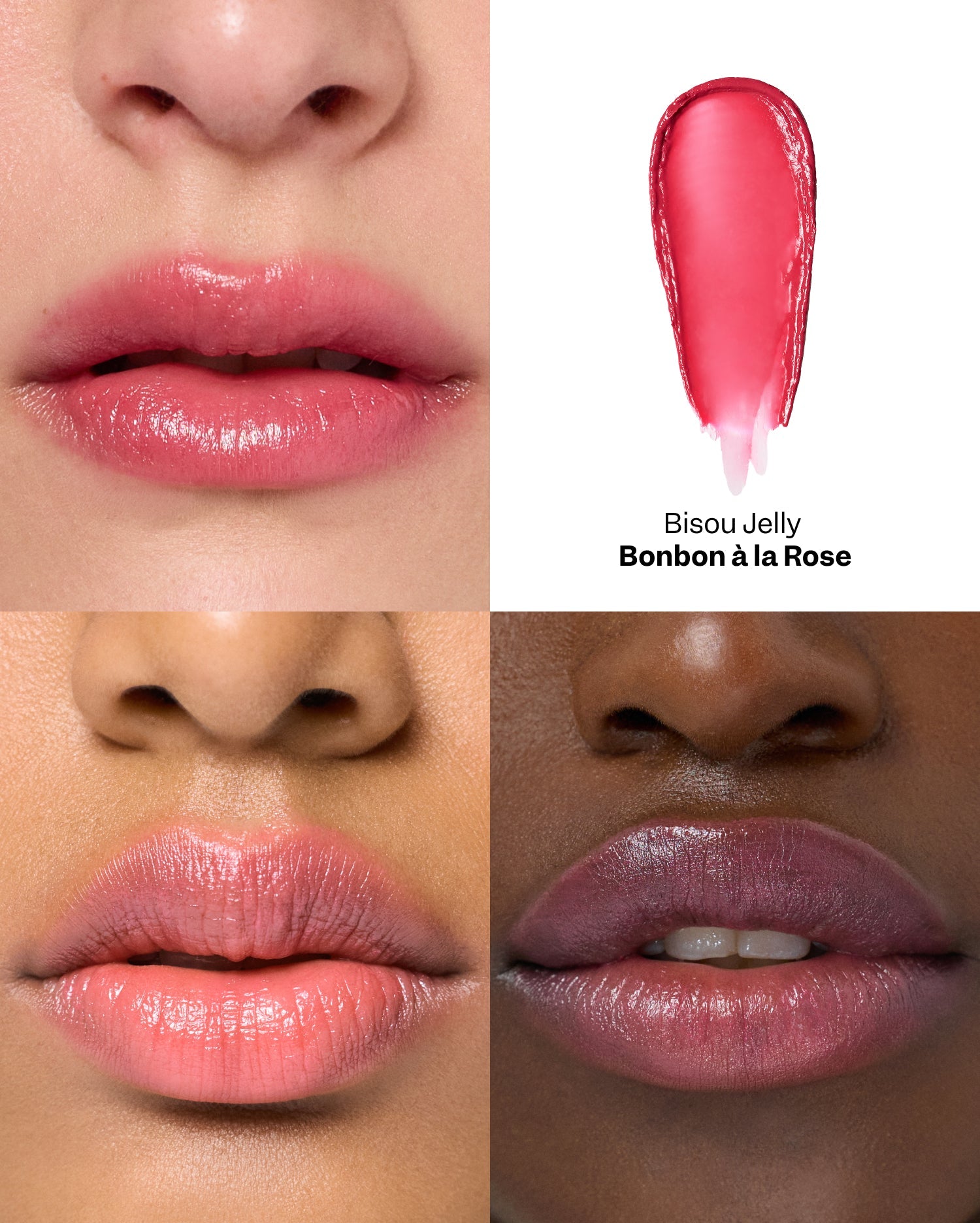 Violette_FR Bisou Jelly Sheer Shine Lipstick - nawilżająca szminka z żelową warstwą i witaminą E 2.5 g
