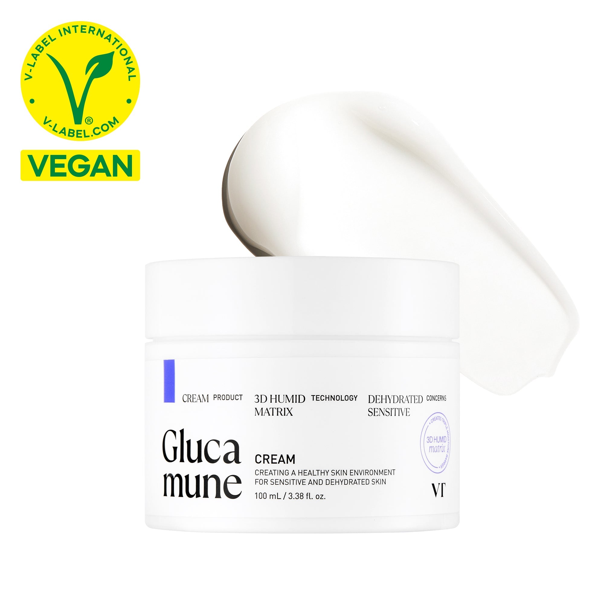 VT Cosmetics Cica Glucamune Mask - kojąco-nawilżająca maska w płachcie z Glucamune 40 g