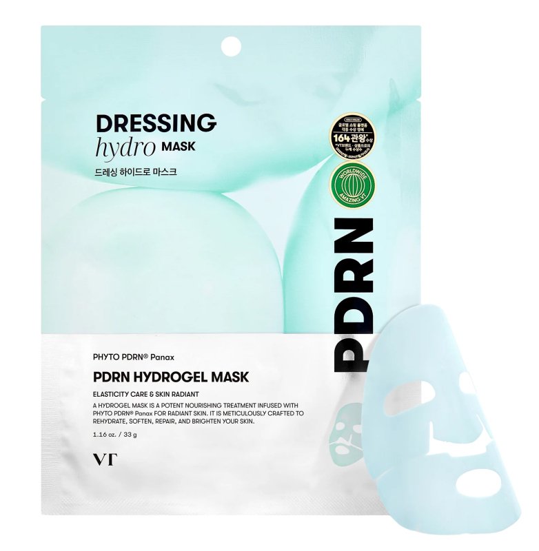 VT Cosmetics PDRN Essence Hydrogel Mask - rewitalizująca maska hydrożelowa z wegańskim PHYTO PDRN® Panax