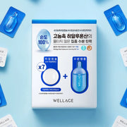 Wellage Real Hyaluronic Bio Capsule & Blue Solution One Day Kit