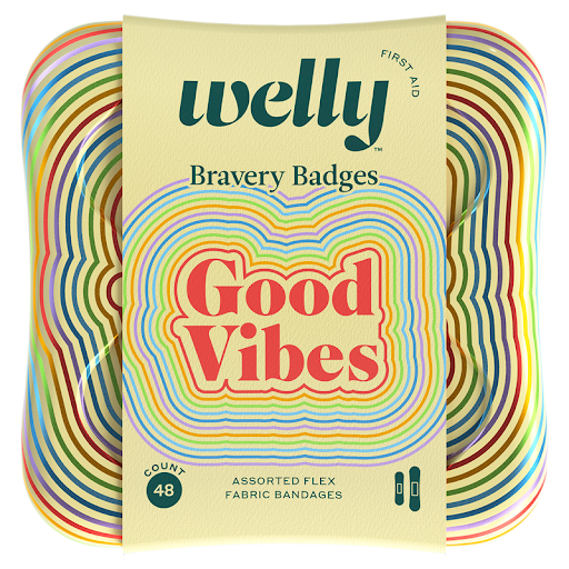 Welly Bravery Badges Good Vibes Bandages — Plasterki Opatrunkowe 48 sztuk