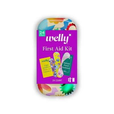 Welly Kid's Quick Fix Colorwash First Aid Kit Multi-Color — Zestaw Pierwszej Pomocy dla Dzieci 24 szt.