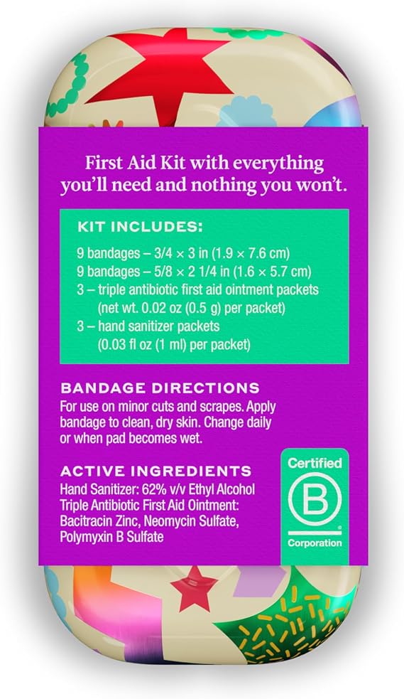 Welly Kid's Quick Fix Colorwash First Aid Kit Multi-Color — Zestaw Pierwszej Pomocy dla Dzieci 24 szt.