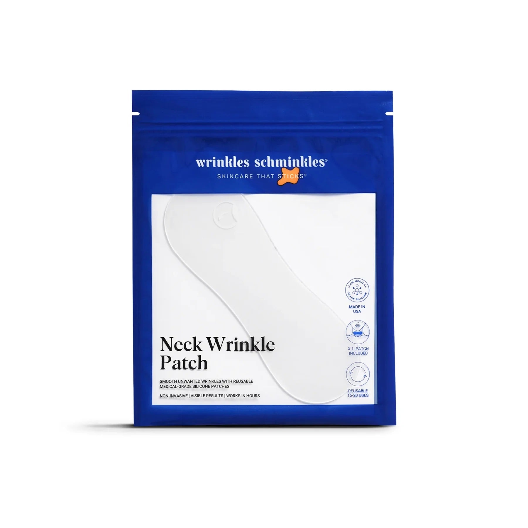 Wrinkles Schminkles Silicone Neck Wrinkle Patch — Silikonowy plaster przeciwzmarszczkowy na szyję