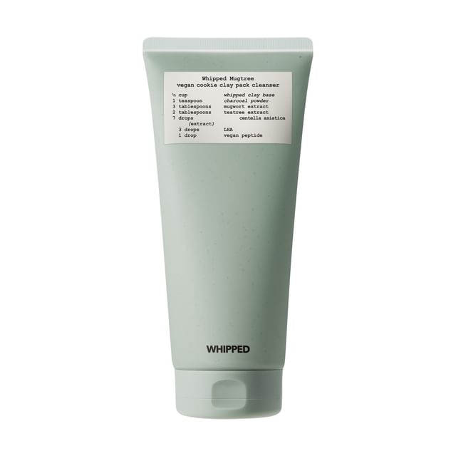 Vegaya Whipped Mugtree Cookie Clay Vegan Pack Cleanser - wegański mus z glinką 2w1: maska i żel do mycia twarzy 180 g