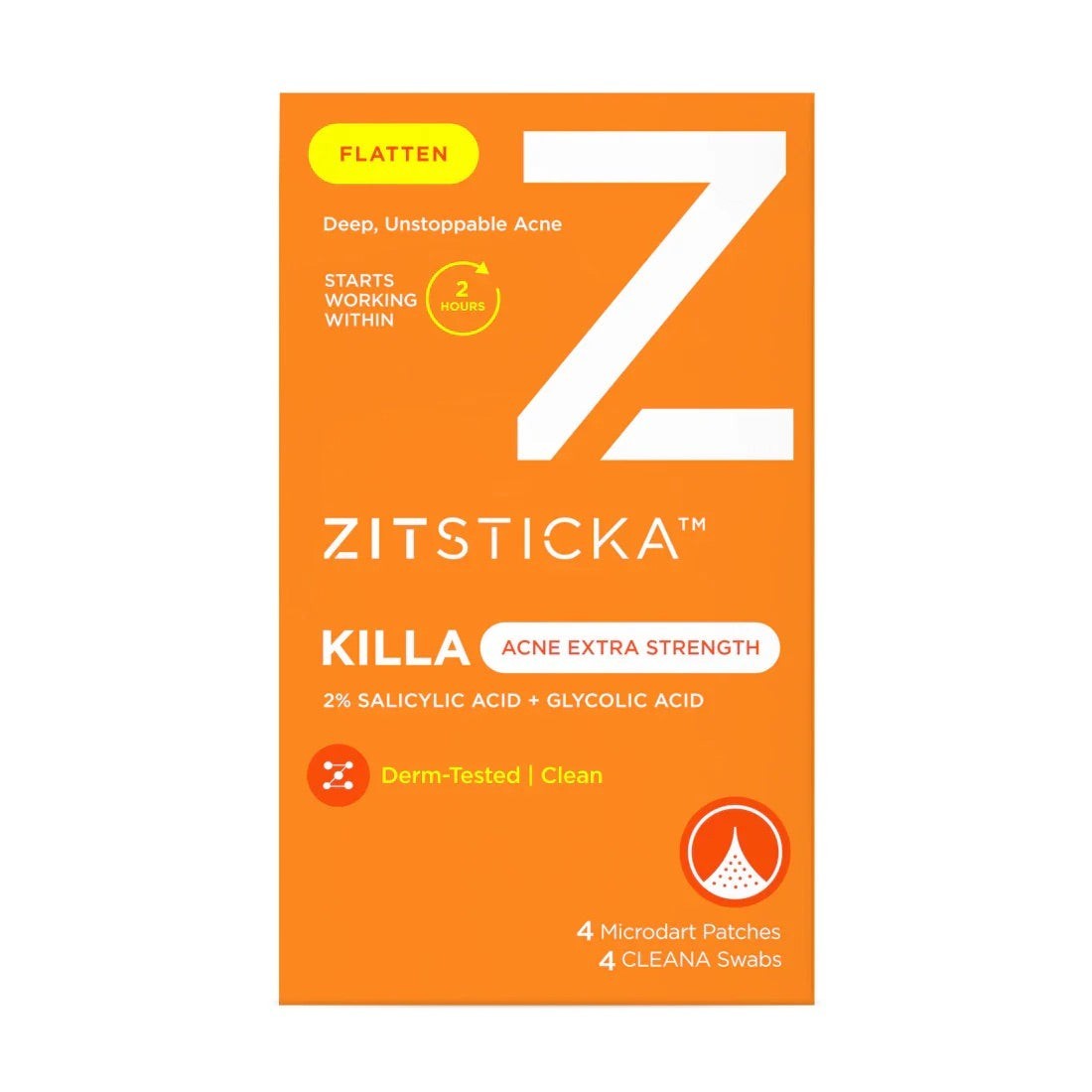 ZitSticka KILLA ACNE Extra Strength Microdart Patches - plastry na wypryski z mikroigłami klasy medycznej