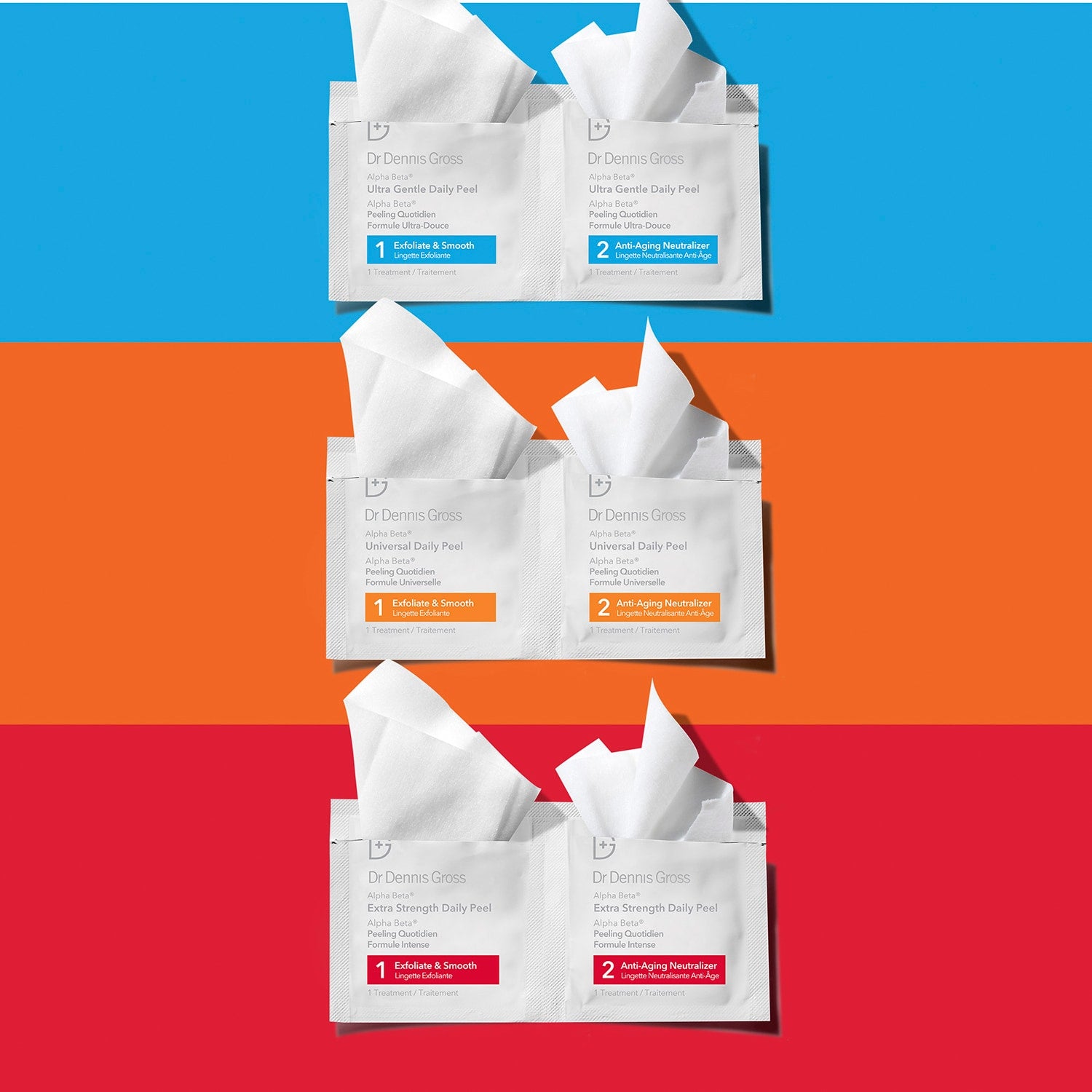 Dr. Dennis Gross Alpha Beta Extra Strength Daily Peel Pads - two-step AHA/BHA peel pads 30 pcs.