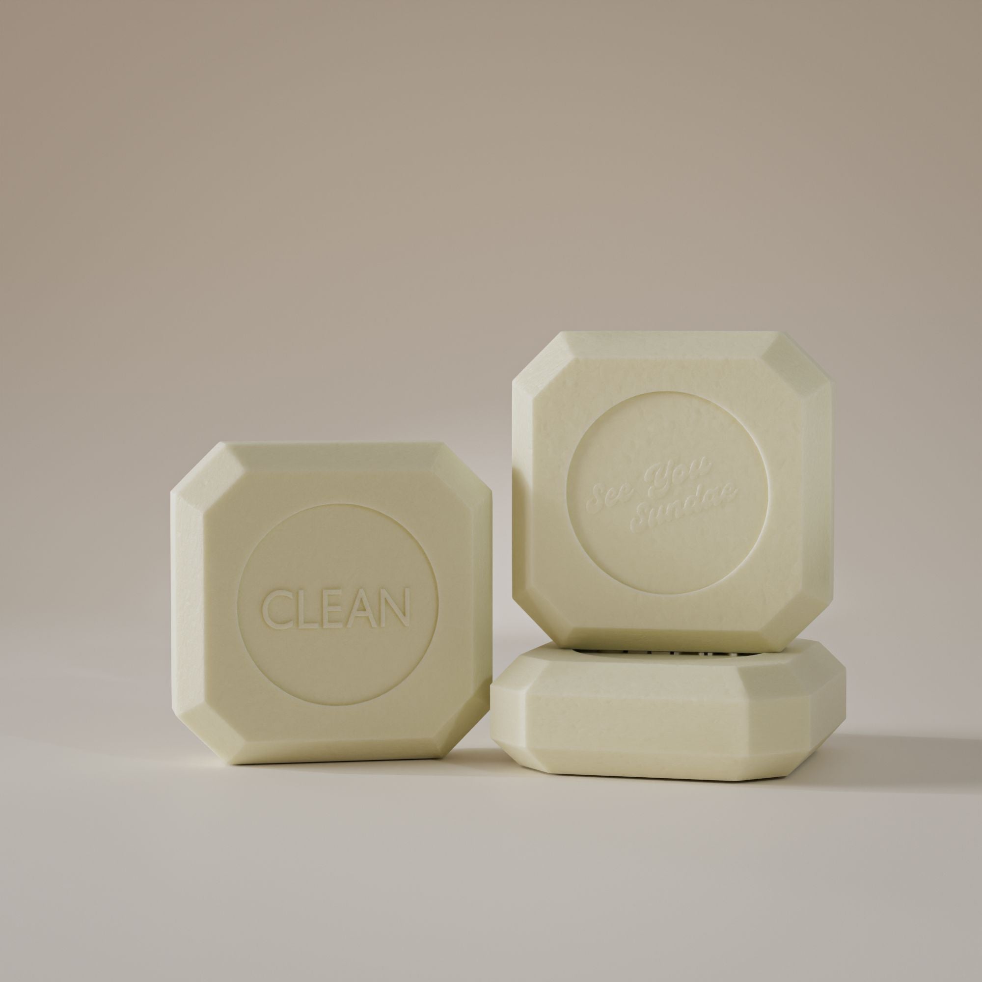 Sundae See You The Clean Bar Soap - przyjazna dla opalenizny nawilżająca kostka myjąca do ciała i twarzy 300g