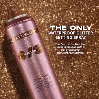 One Size On 'Til Dawn Glitter Setting Spray Brown Sugar - utrwalacz do makijażu z brokatem 102 g