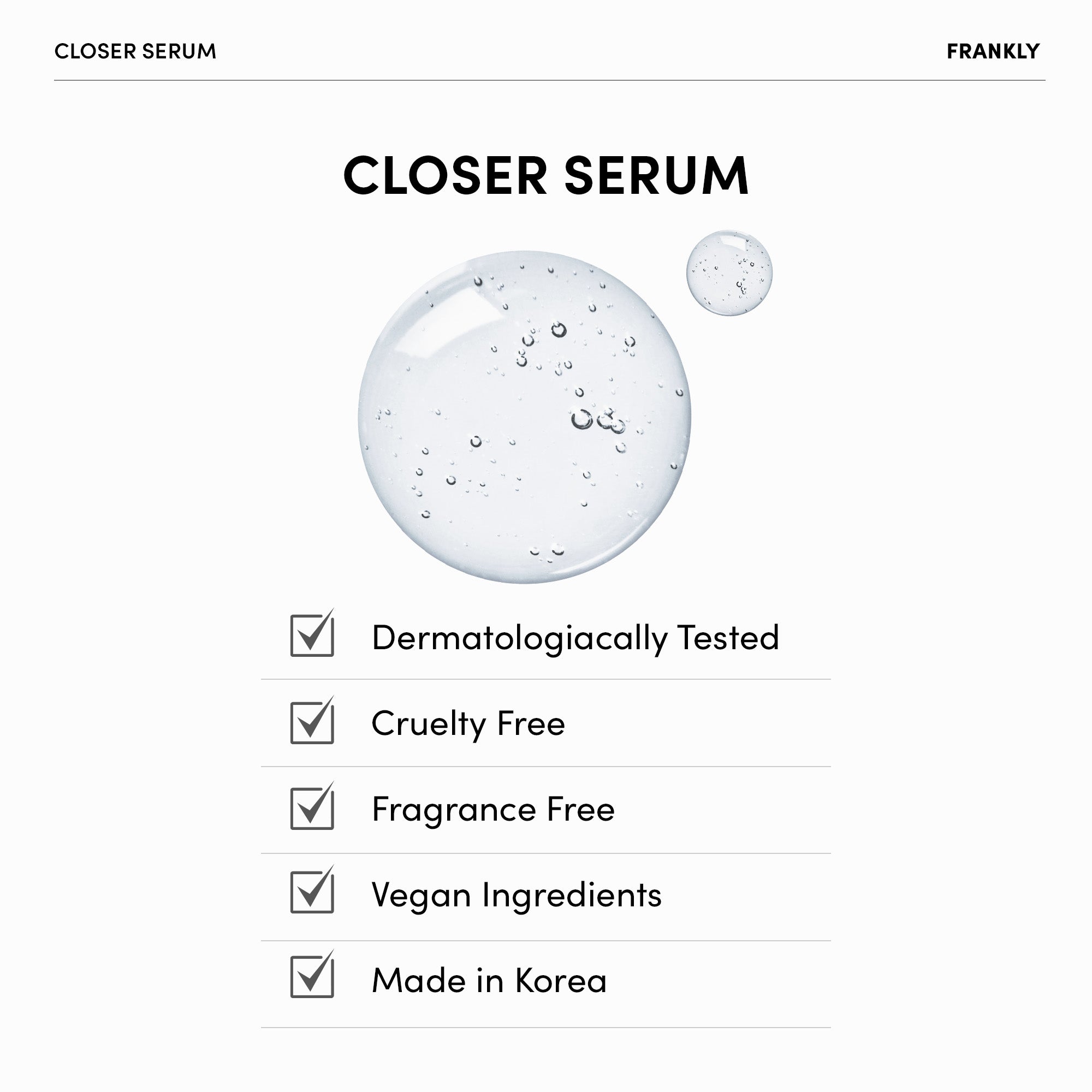 Frankly Closer Pore Reducing Serum 60ml