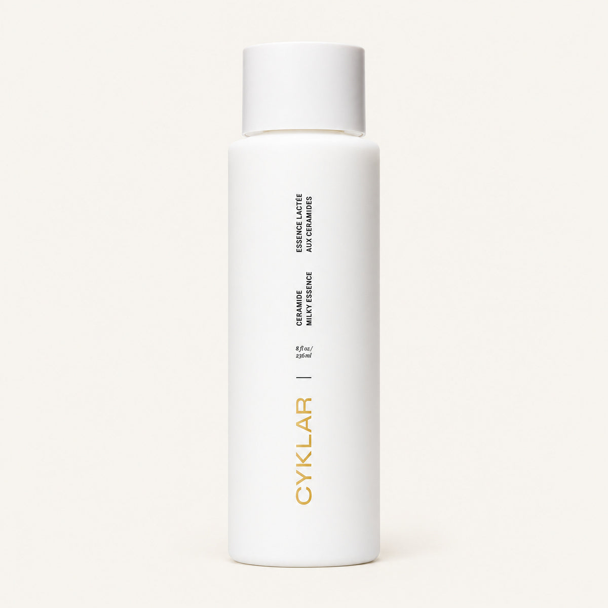 Cyklar Ceramide Milky Essence 236 ml - biała butelka z zakrętką z przodu | Ellemania