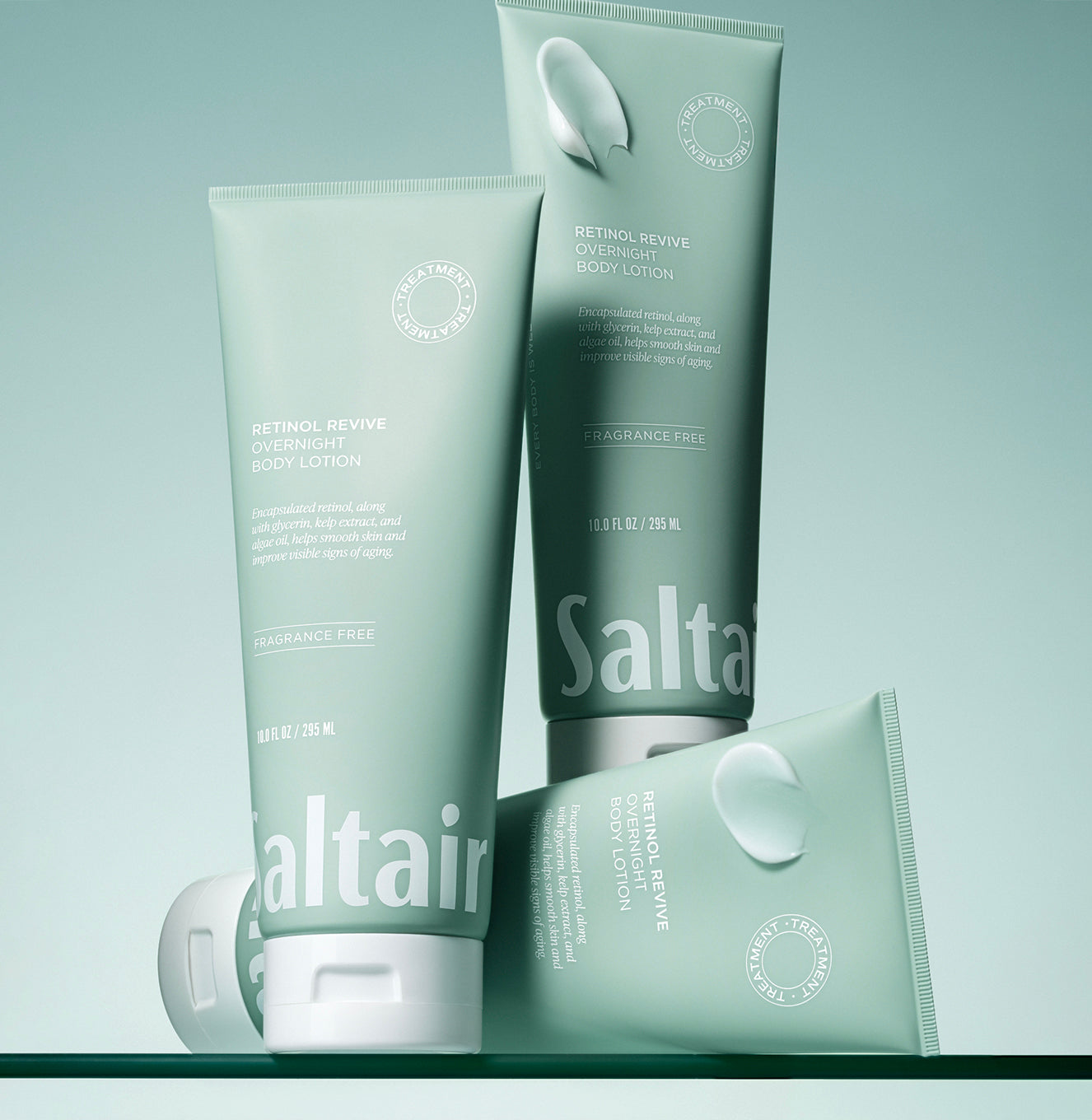 Saltair Retinol Revive Overnight Body Lotion - przeciwstarzeniowy balsam do ciała z kapsułkowanym retinolem 295 ml