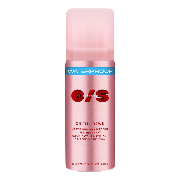 One Size On 'Til Dawn Mattifying Waterproof Setting Spray - matifying waterproof make-up setting spray for up to 16h