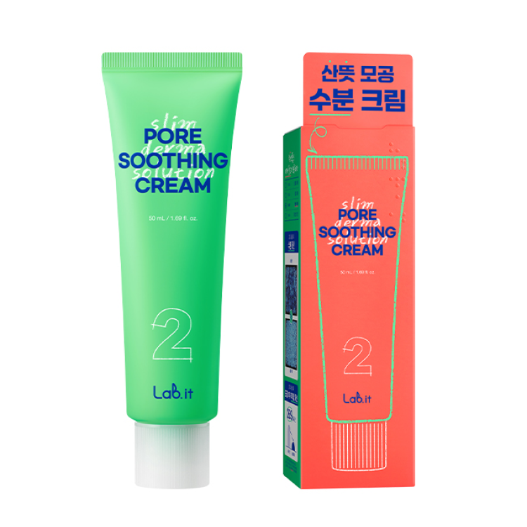 LAB.IT Pore Soothing Cream - kojący krem zwężający pory z kwasem hialuronowym 50 ml