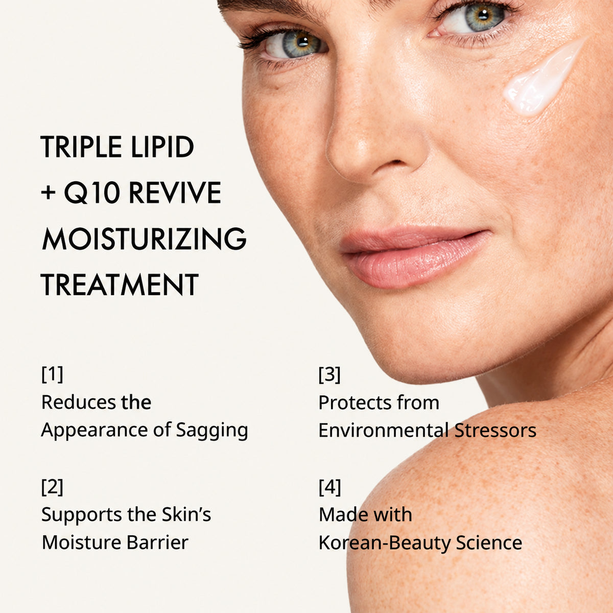 Depology Triple Lipid + Q10 Revive Moisturizing Cream 50 ml - grafika informacyjna z tekstem | Ellemania