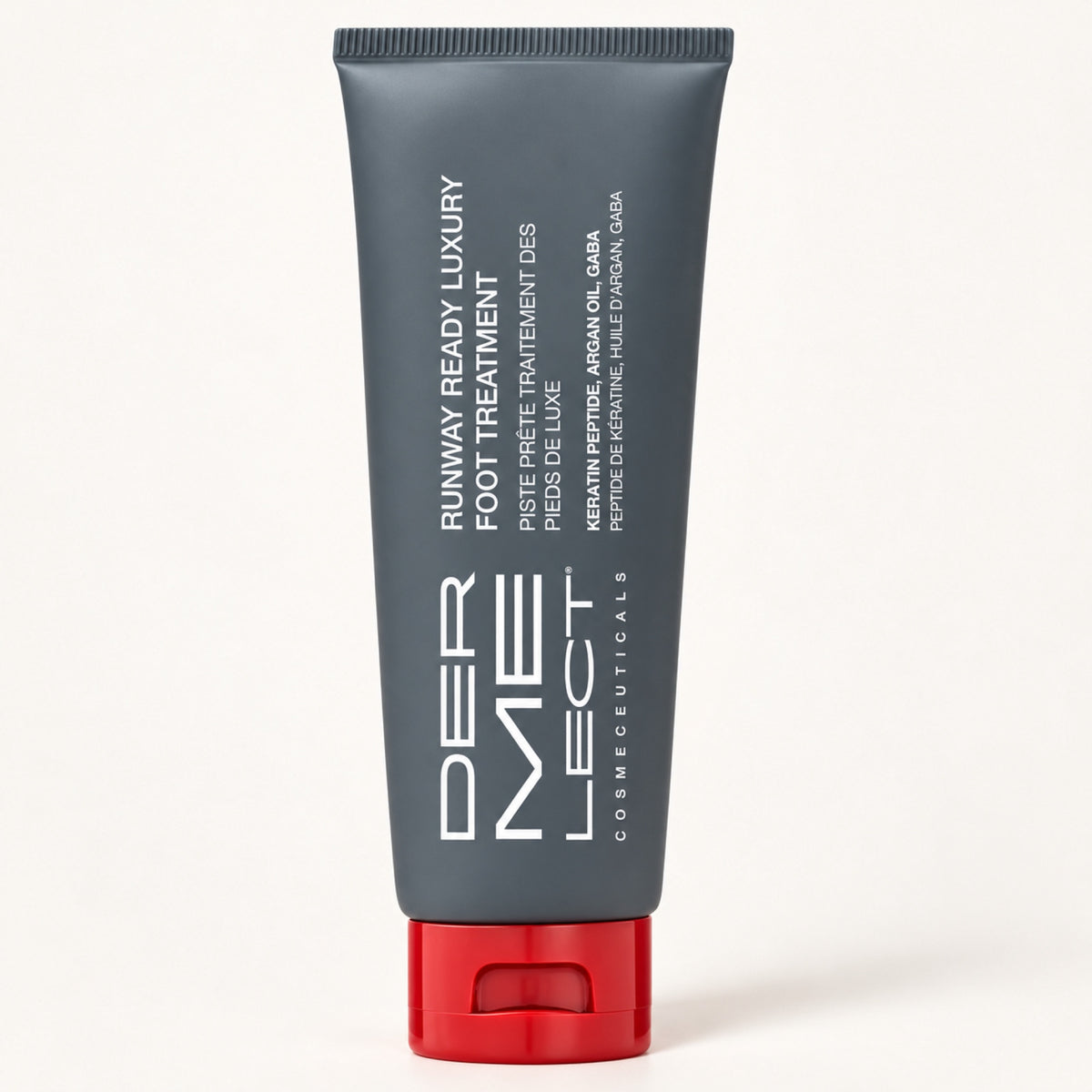 Dermelect Runway Ready Luxury Foot Treatment krem do stóp 103 ml, tuba z przodu | Ellemania
