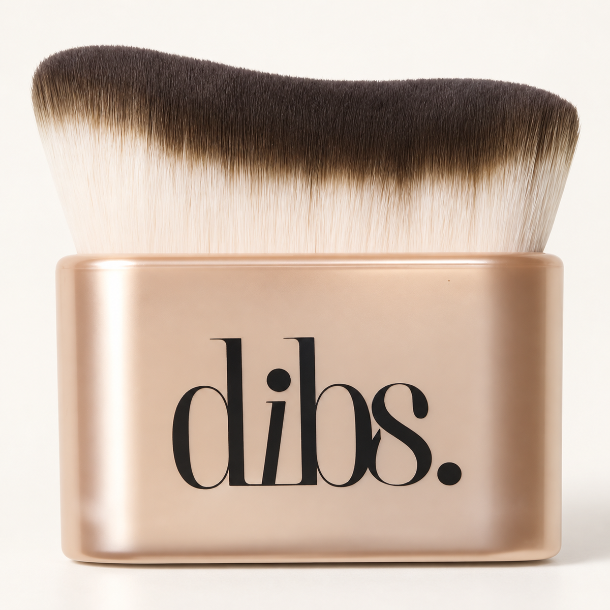 DIBS Beauty (Every)Body Brush pędzel do twarzy i ciała z syntetycznym włosiem w różowozłotej oprawie | Ellemania