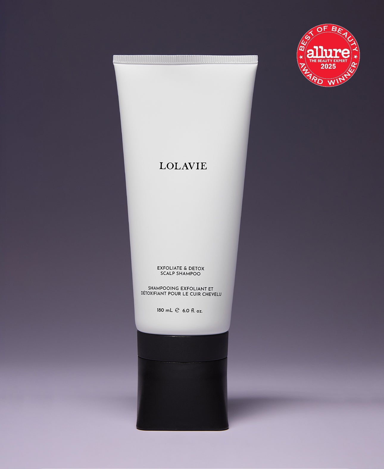 LolaVie Exfoliate & Detox Scalp Shampoo - szampon i peeling 2w1 do skóry głowy z węglem aktywnym i AHA 150 ml