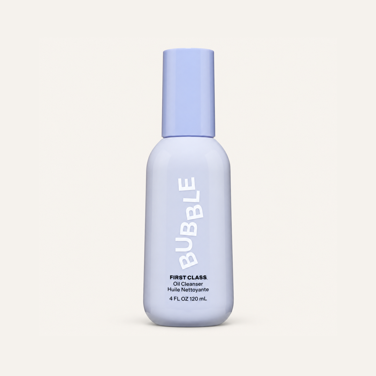 Bubble First Class Oil Cleanser 120 ml, lilac bottle, front view | Ellemania
