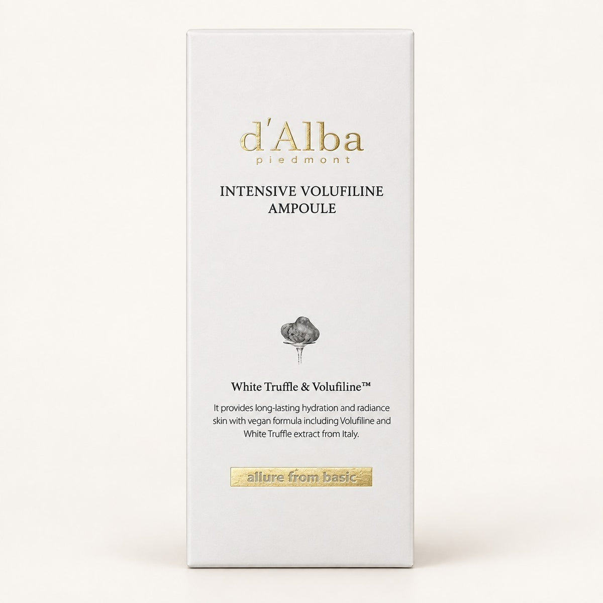 d'Alba Intensive Volufiline Ampoule 30 ml, pudełko z przodu | Ellemania