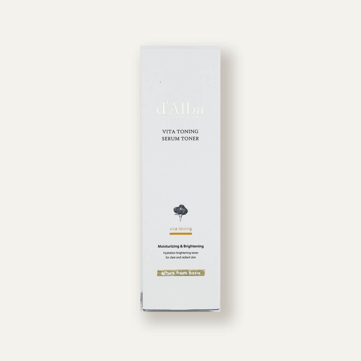 d'Alba Vita Toning Serum Toner 150 ml, pudełko z przodu | Ellemania