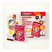 Zestaw suplementu ellemania Esther Formula z glutationem w listkach, edycja limitowana Powerpuff Girls z brelokiem.