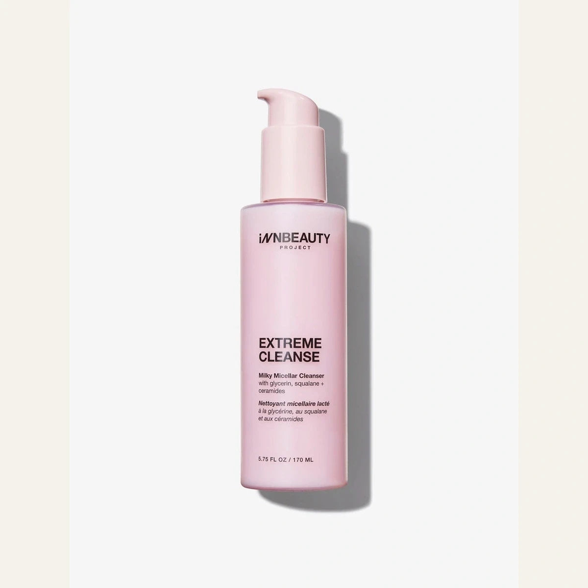 iNNBEAUTY PROJECT Extreme Cleanse Milky Micellar Cleanser 170 ml, butelka z pompką z przodu | Ellemania