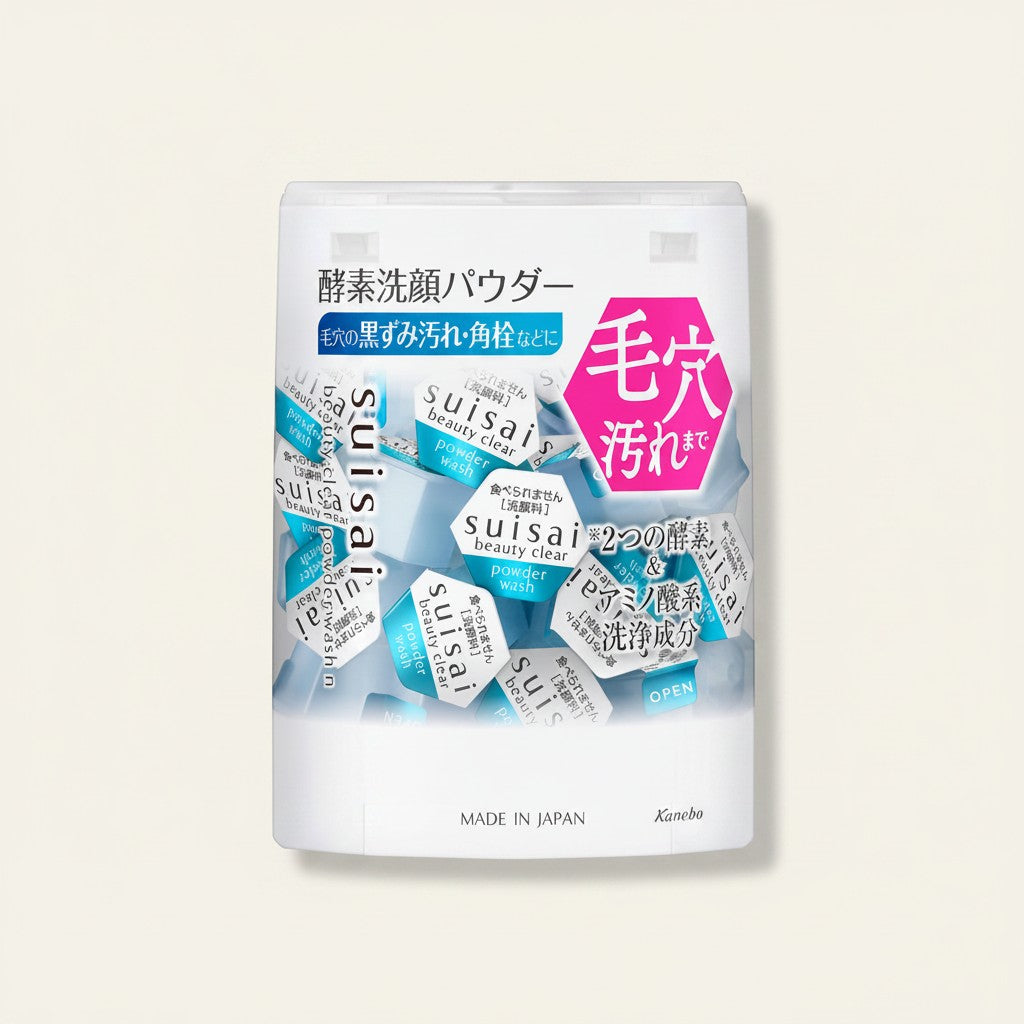 ellemania Kanebo Suisai Beauty Clear Powder Wash w kapsułkach do głębokiego oczyszczania porów i złuszczania naskórka