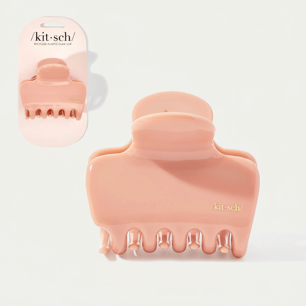 ellemania Kitsch Puffy Cloud Clip w kolorze rosewood wykonany z recyklowanego plastiku o kształcie chmurki