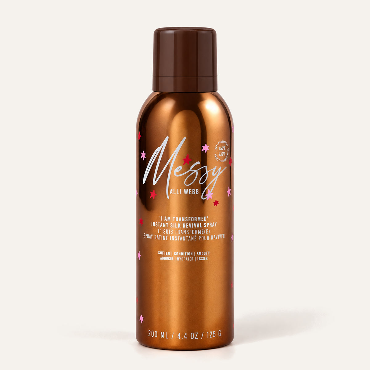 Messy By Alli Webb I Am Transformed Instant Silk Revival Spray 200 ml, butelka z dozownikiem z przodu | Ellemania