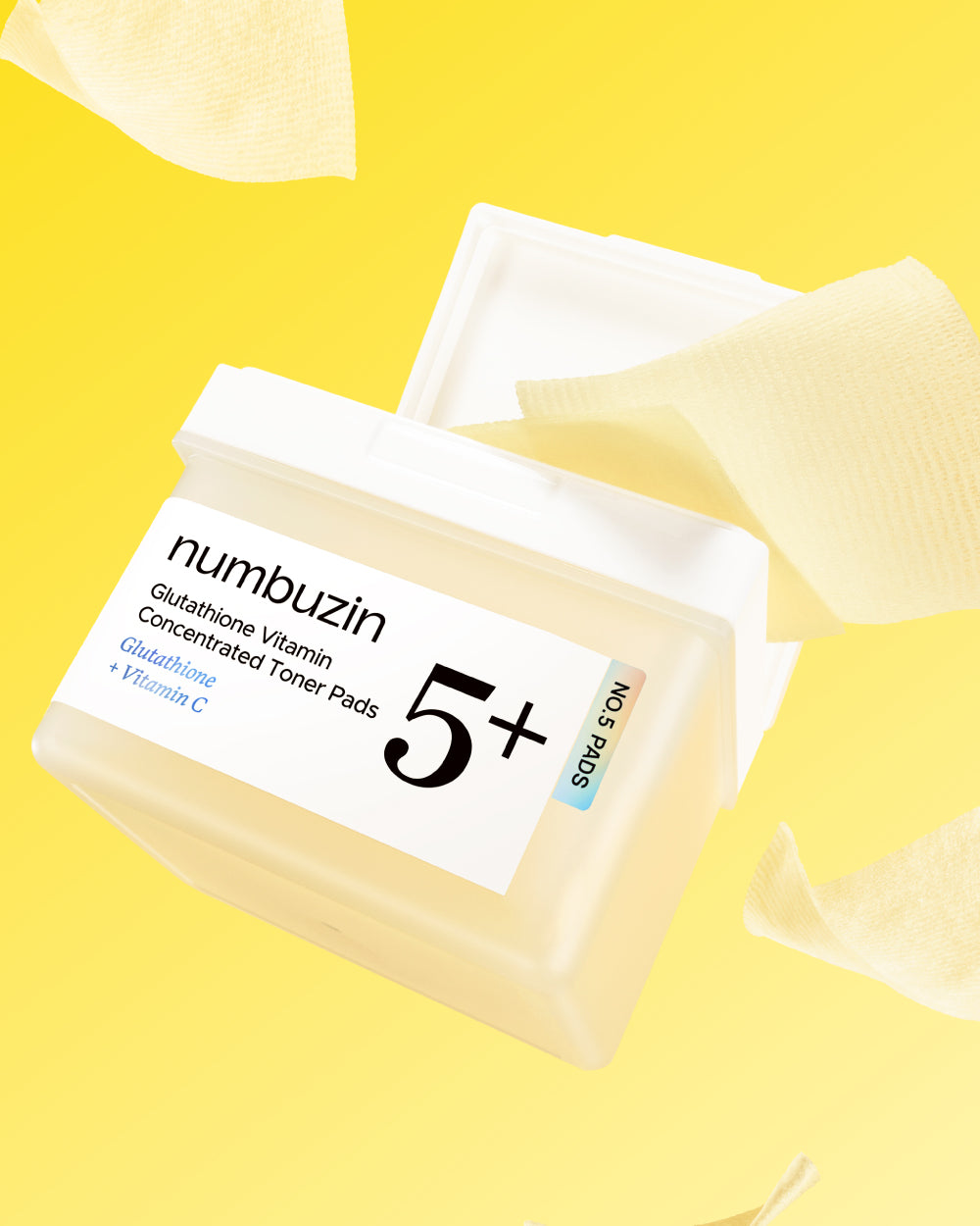 numbuzin No.5 Vitamin-Niacinamide Concentrated Pad - płatki tonizujące wypadające ze słoika | Ellemania