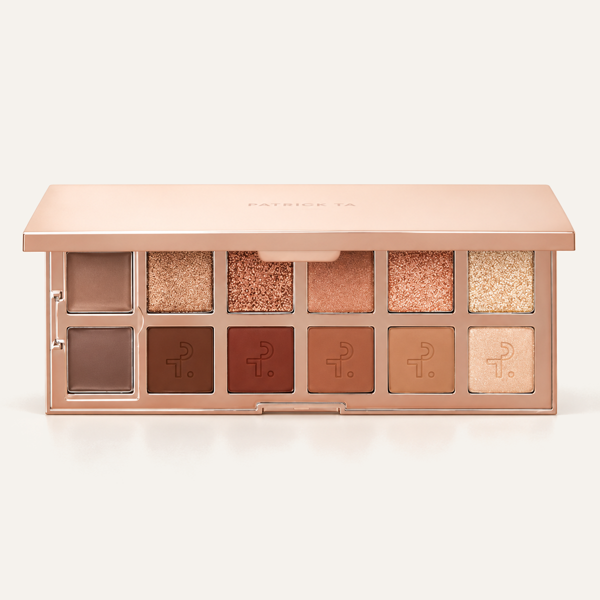 Patrick Ta Major Dimension Eyeshadow Palette - paleta 12 cieni w różowozłotej obudowie | Ellemania