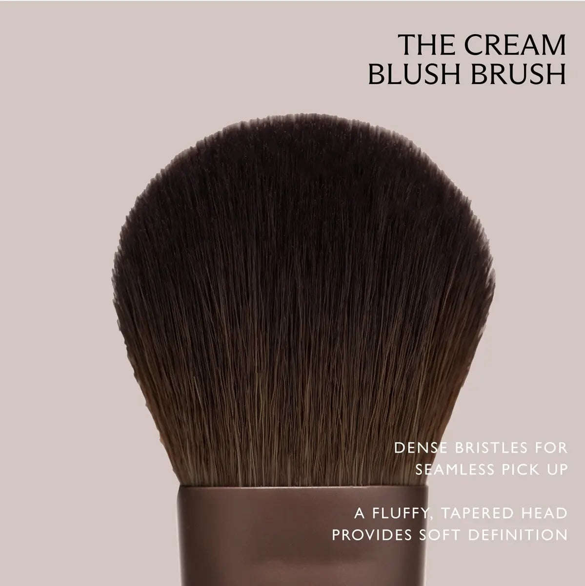 m.ph The Cream Blush Brush, pędzel z gęstym włosiem i puszystą, zwężającą się główką | Ellemania