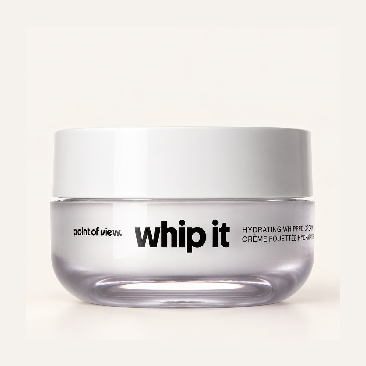 Point of View Whip It 50 ml - glass jar with a white lid and the words whip it | Ellemania