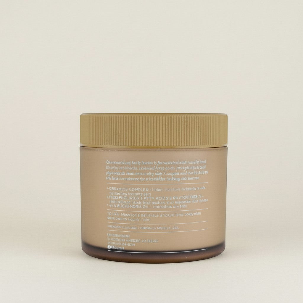 Słoiczek masła do ciała ellemania Saltair Multi-Lipid z ceramidami i lipidami o zapachu Salt Water Vanilla