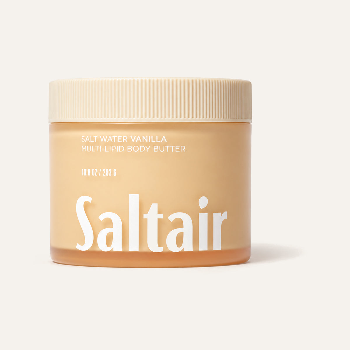 Saltair Multi-Lipid Body Butter 283 g, beige jar, front view | Ellemania