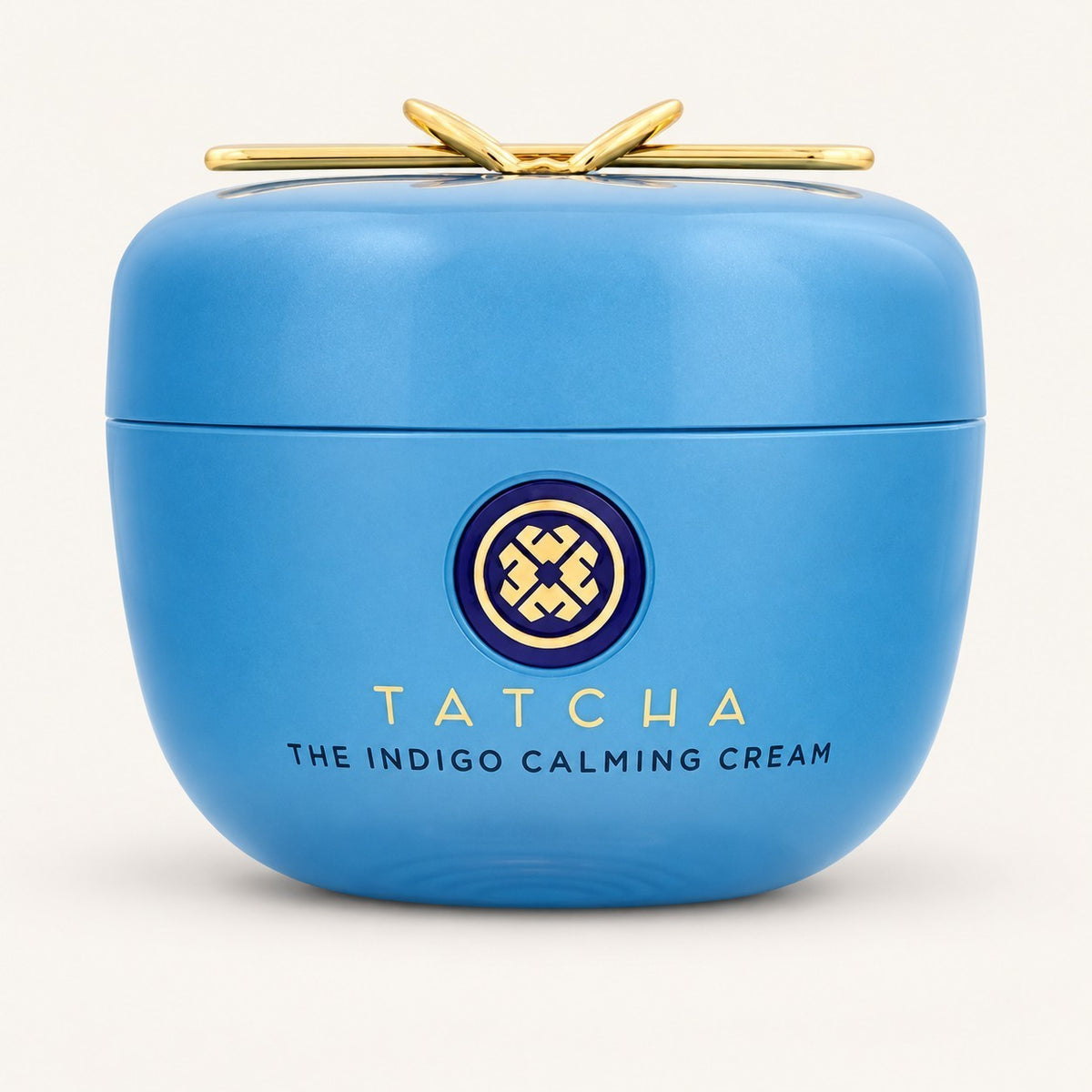 Tatcha The Indigo Calming Cream 50 ml, niebieski słoik z przodu | Ellemania