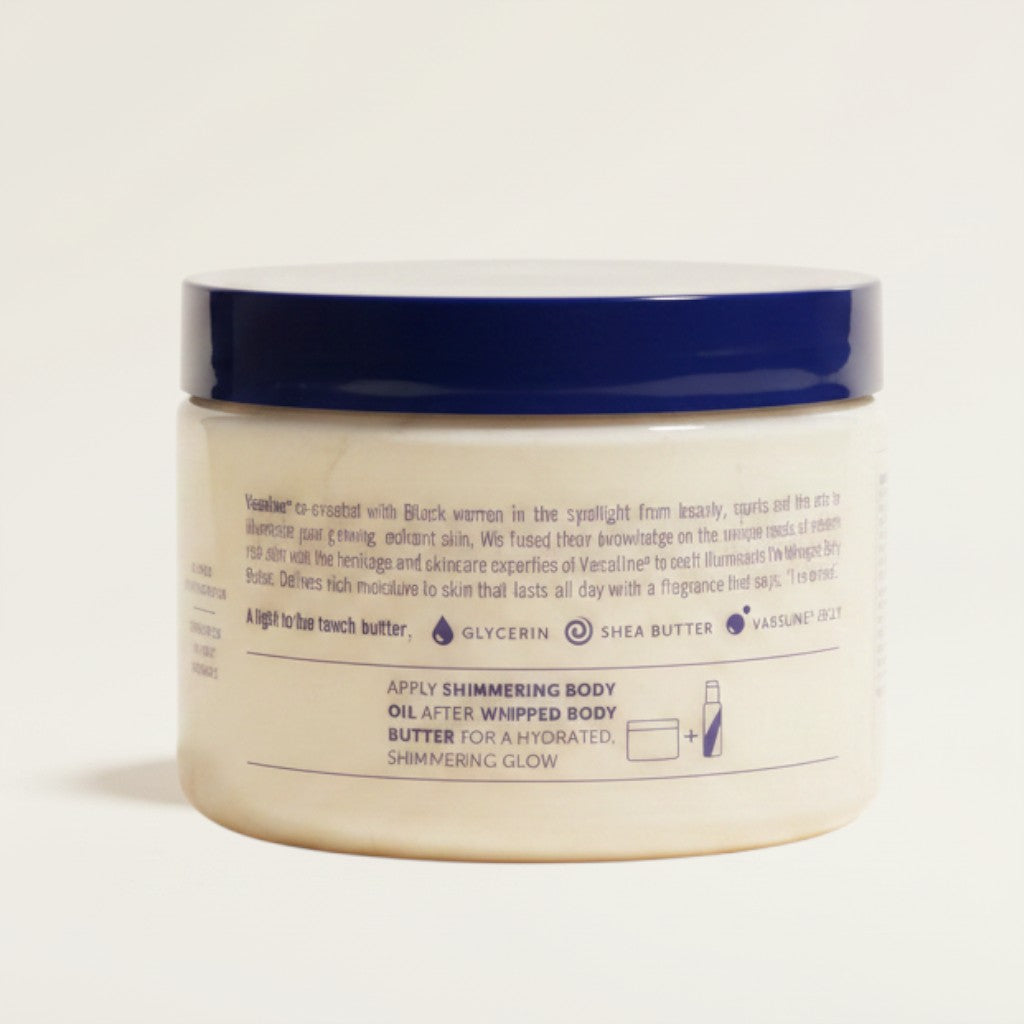 Rozświetlające masło do ciała Vaseline Illuminate Me w słoiczku 325 ml z oferty sklepu ellemania