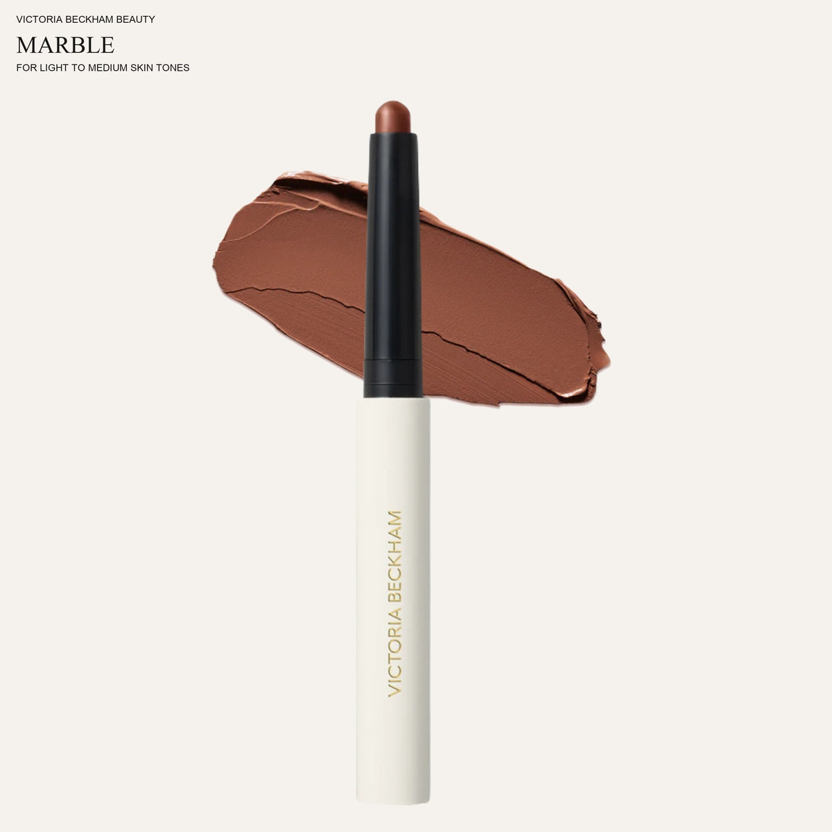 Victoria Beckham Beauty Contour Stylus Marble - sztyft do konturowania ze swatchem koloru | Ellemania