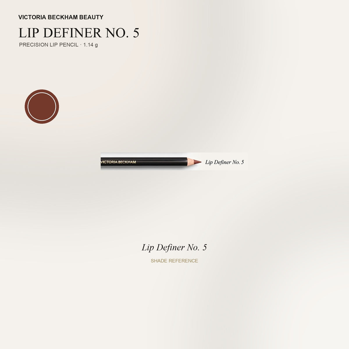 Victoria Beckham Beauty Lip Definer - konturówka w odcieniu 05, karmel, z próbką koloru | Ellemania