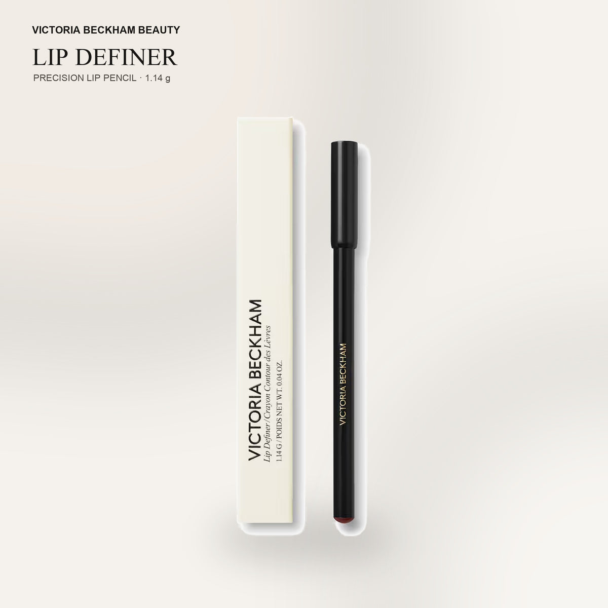 Victoria Beckham Beauty Lip Definer - konturówka z zakrętką i kartonik opakowania | Ellemania