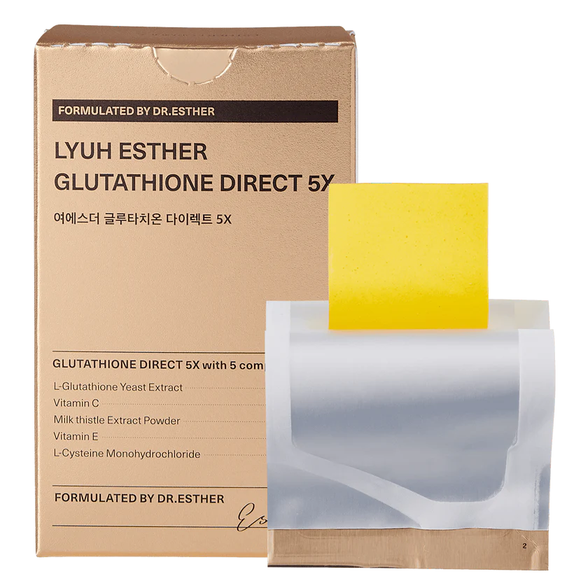 Esther Formula Glutathione Direct 5X - suplement diety w rozpuszczalnych listkach doustnych 9.75 g