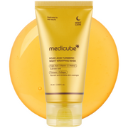 Medicube Kojic Acid Turmeric Night Wrapping Mask - rozjaśniająca maska na noc z kwasem kojowym 75 ml